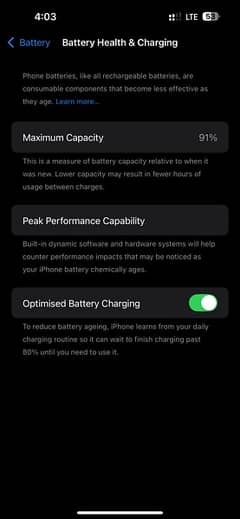 iphone 14 pro max 128 gb LLA variant dee 91% battery health 0