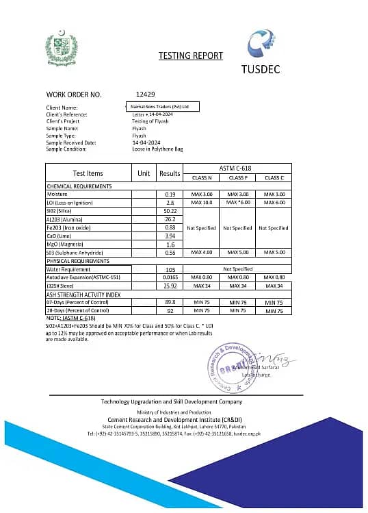 FLY ASH / ECO FLY ASH SAHIWAL COAL POWER PLANT 03018080219 5