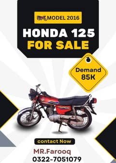 Honda CG 125 2016