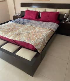 Modern King sized bed