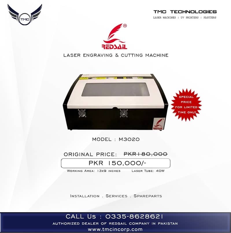 Redsail Laser Cutting & Engraving Machine 2