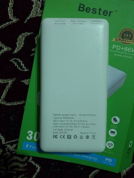 Bester 66W Fast Charging Power Bank 2