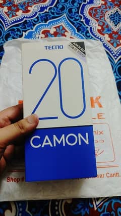 Tecno camon 20 full new box open less use