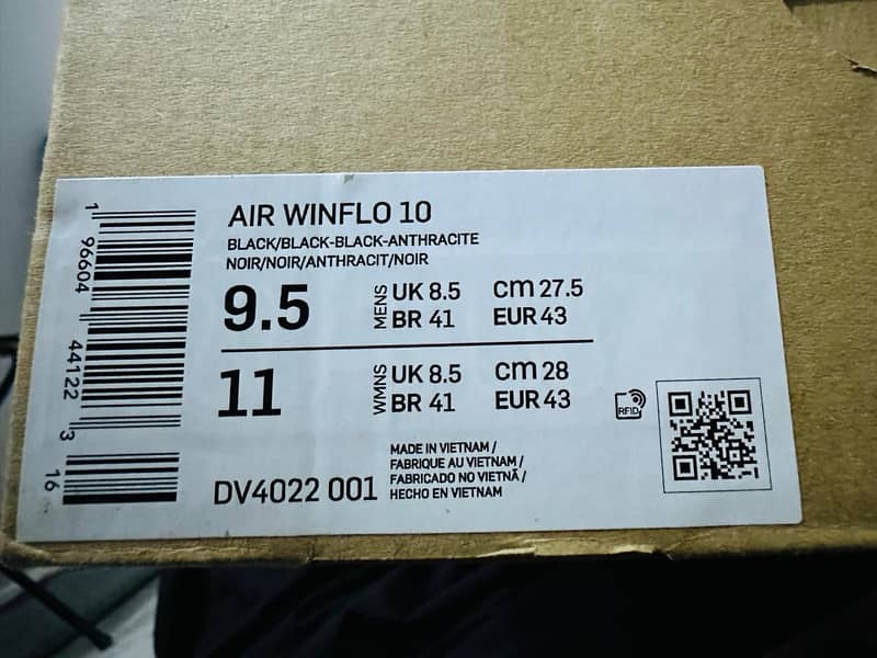 Original Nike Air Winflo 10 Running Shoes - UK 9, EUR 43, Men Joggers 4