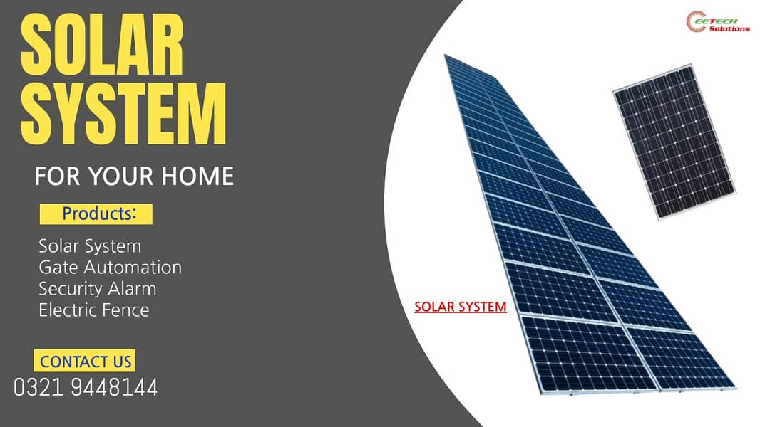 solar system / electric fence / security alrm 0