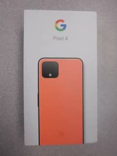 Google pixel 4 Orange Box packed