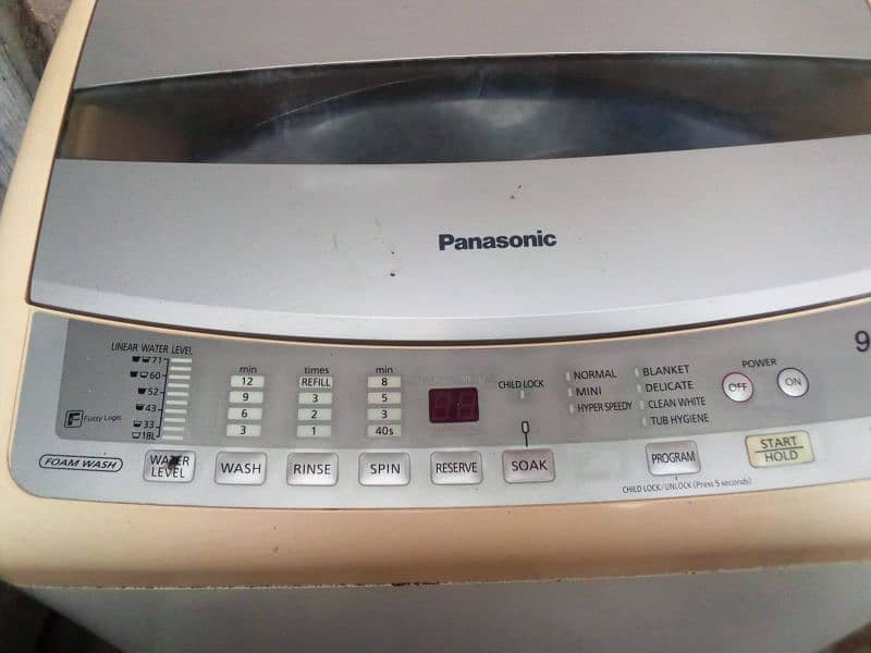 Panasonic washing machine automatic 0