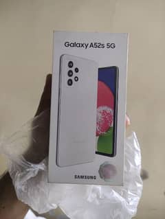 Galaxy A52s 5g with box