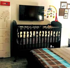 Kids Wooden Baby Cot Bed for sale