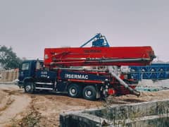 Concrete pump machine