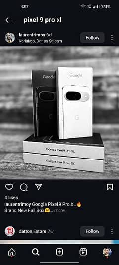 Google Pixel 9 Pro XL 128 GB Box Packed