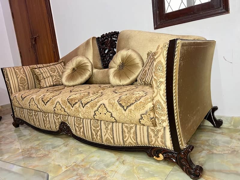 7 Seater Sofa Set with Table 5