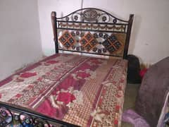 iron bed with mattress 6/6