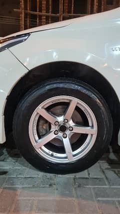 15 inch Alloy rims and tyres Just 15 thousand used