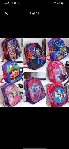 Character bags for kids