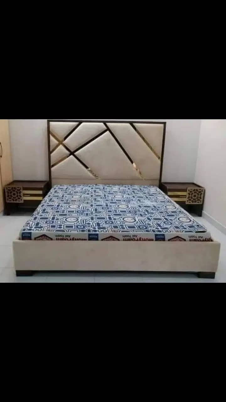 bed / bed set / king size bed / double bed / poshish bed / furniture 1