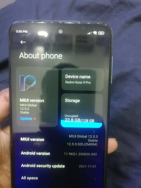 redmi note 9 pro original fone only back change urgent sale 1