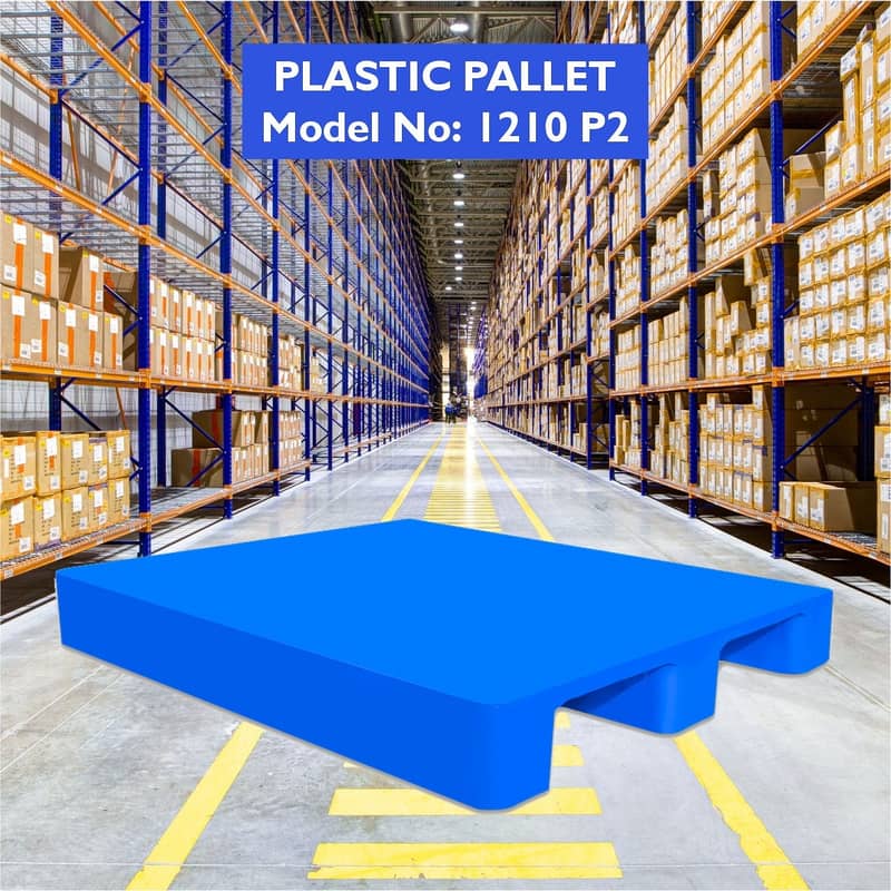 Plastic Pallet - Reusable Packaging - 1210 P4 - Warehousing 0