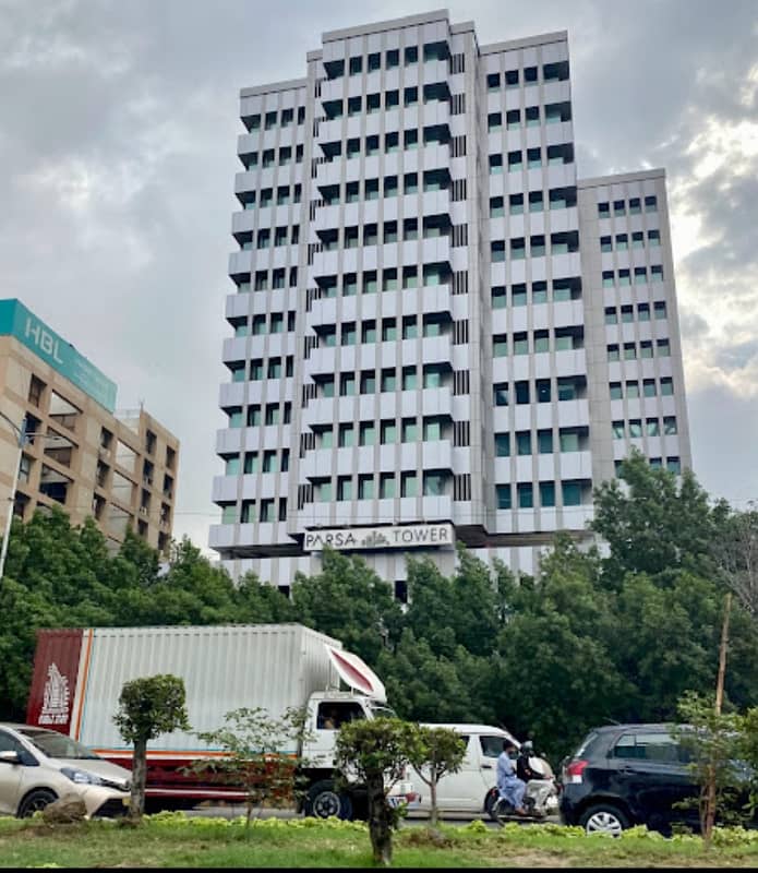 Prime location commercial office space on Rent at Main Shahrah-e-Faisal 0