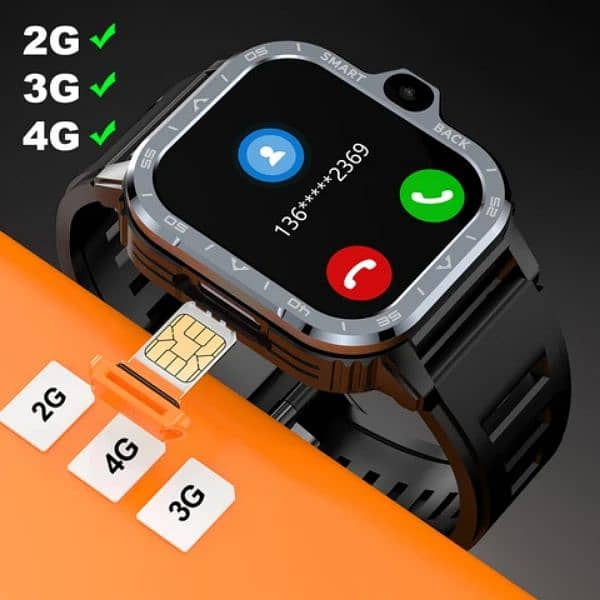 TK6|TK5|C90|DW89 Ultra 4G Smartwatch Android Fast Sim Supported Watch. 6