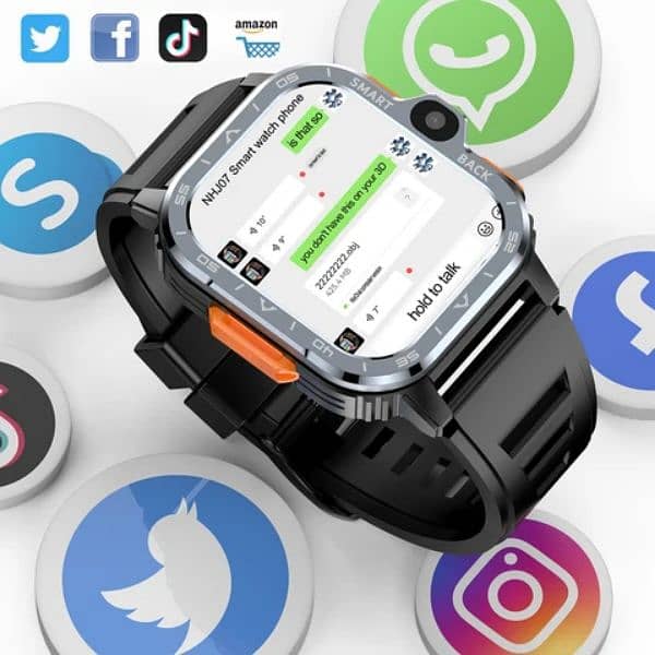 TK6|TK5|C90|DW89 Ultra 4G Smartwatch Android Fast Sim Supported Watch. 7