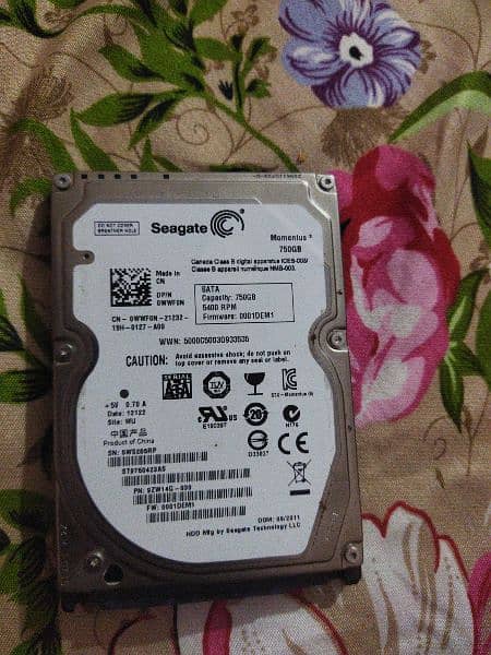 750 GB Hard disk for Sell 1