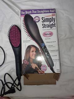 hair brush straightener