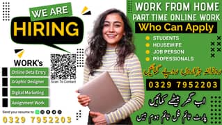 Typing job / Data Entry Job / Assignment Job / Online Job / Part Time 0