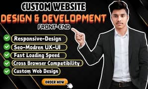 Web Development / Front-End Web Design Fully Responsive.