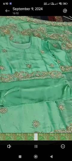 indian havey work silk saree