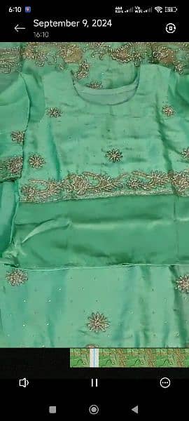 indian havey work silk saree 2