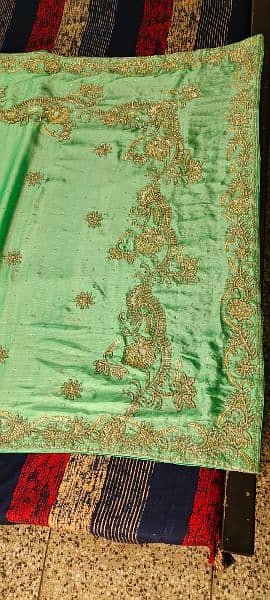 indian havey work silk saree 3