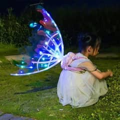 Electric Colourful glitter fairy wings