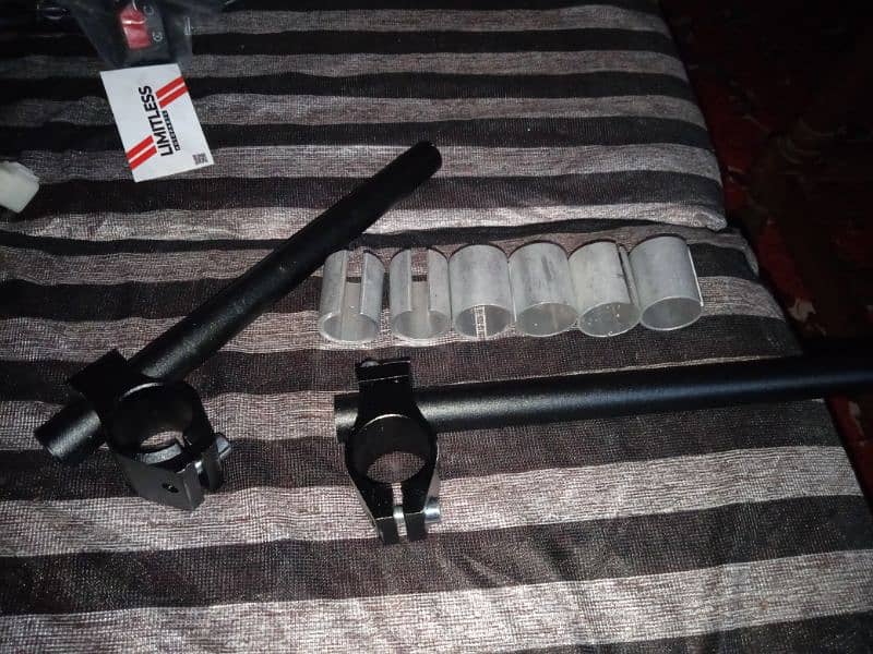 Clip on handle bar and switch assembly 2