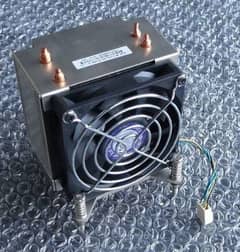 Heat sink with fan