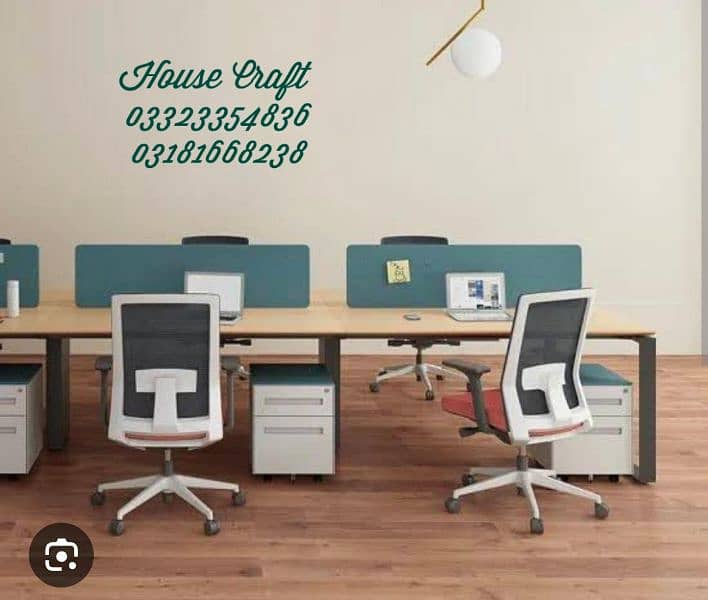 Office Work Station Cubicles Table Available 14