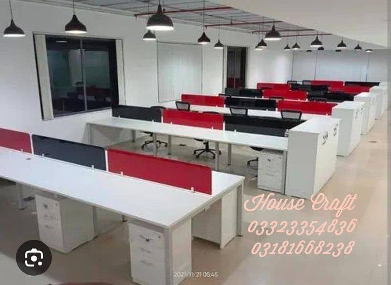 Office Work Station Cubicles Table Available 16