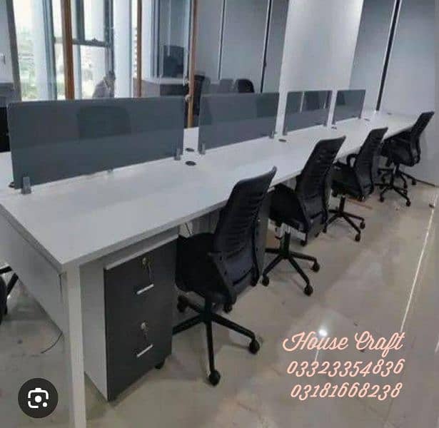 Office Work Station Cubicles Table Available 17