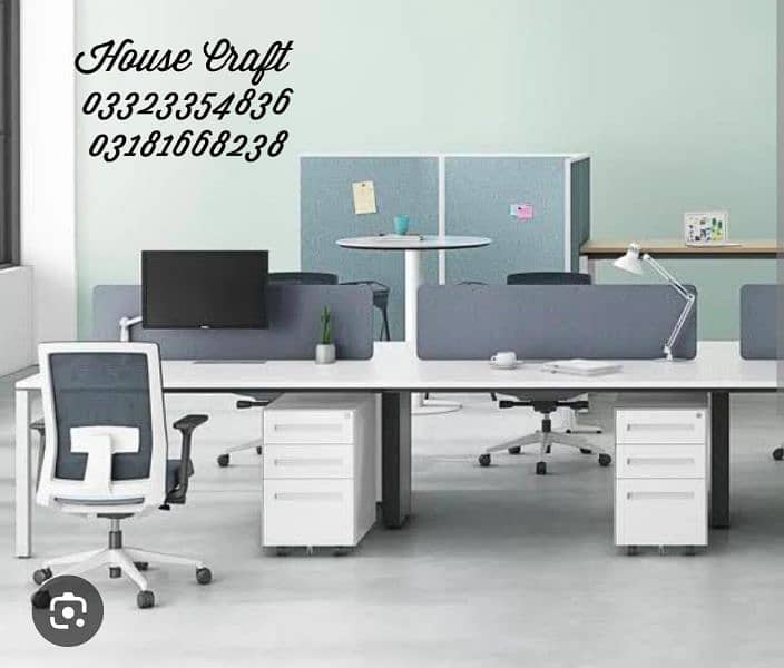 Office Work Station Cubicles Table Available 19