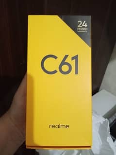 Realme C61 Sparkling Gold Color 6+6/128 Gb Just Box Open Full Warranty