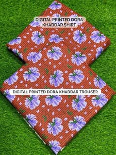 2 Pcs Khaddar Bana Dora Style