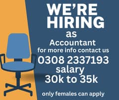 job/hiring/Required Females Staff/