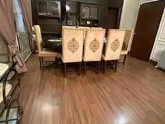 Dining Table / Wooden Dining Table / 8 Chair Dining Table