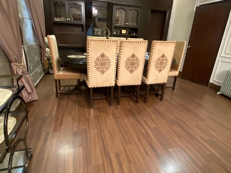 Dining Table / Wooden Dining Table / 8 Chair Dining Table 0