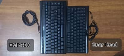 2 Budget 75 percent keyboards, New-like condition without box