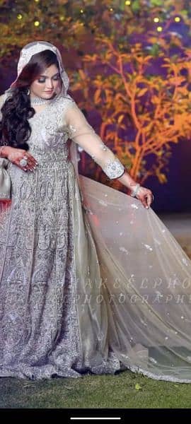 Walima bridal Maxi (Long tail dupata) 3