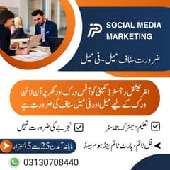 Digital Marketing Job Home and Office base Work