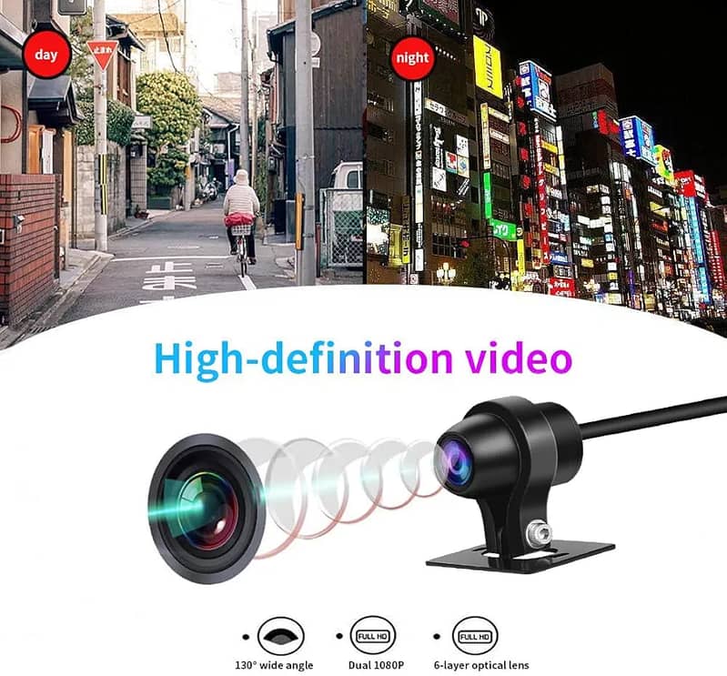 Bike video recorder . 1080p dual camera system vsysto motorcycle camera 4