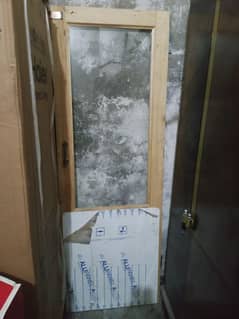 door & fix fraam side with aluminum sheet