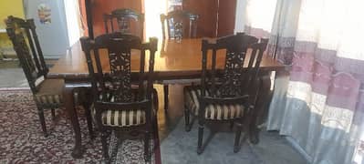 Dining Table with 6 Chairs (whole set)